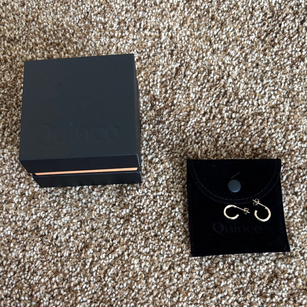 Quince 14k Gold Half Huggies